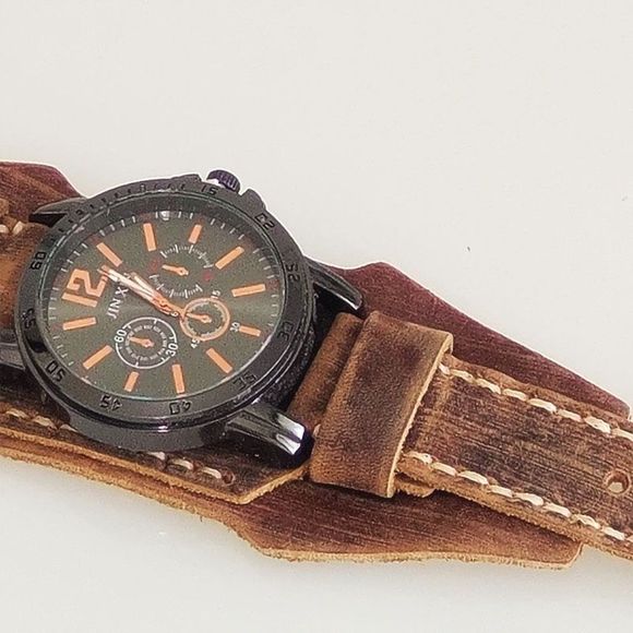 ✨✨BRAND NEW Punk Style Vintage Handmade Leather Watch - Picture 10 of 13